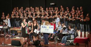 Litoměřice hospic sv Štěpána nadace Kalich charitativní koncert skupiny The Tap Tap a dívčí pěvecký sbor